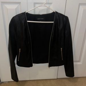 Jealous Tomato leather like convertible jacket